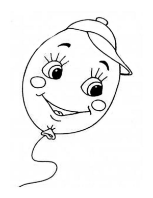 Disegno di palloncino da stampare e colorare 34