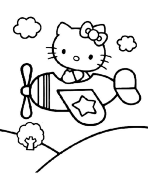 Disegno di Hello Kitty da stampare e colorare 68