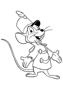 Disegno di Dumbo da stampare e colorare 23