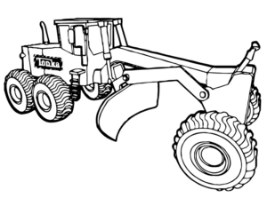 Disegno di mezzo da lavoro da stampare e colorare 45 Disegno di mezzo da lavoro da stampare e colorare 45