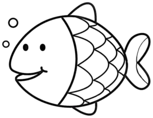 Disegno di pesce da stampare e colorare 141
