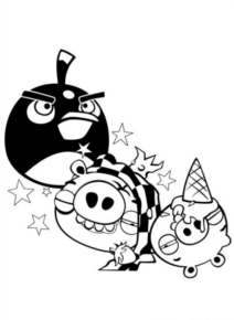 Disegno di Angry birds da stampare e colorare 65