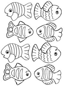 Disegno di pesce da stampare e colorare 207