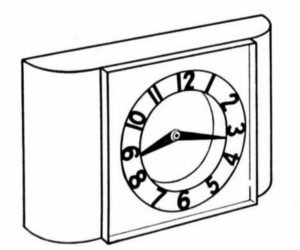 Disegno di orologio da stampare e colorare 6