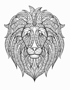 Disegno di mandala da stampare e colorare 1105