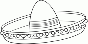 Disegno di cappello da stampare e colorare 6