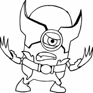 Disegno di Cattivissimo me – Minions da stampare e colorare 96