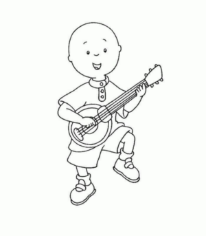 Disegno di musicista da stampare e colorare 18