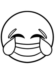 Disegno di emoji da stampare e colorare 12