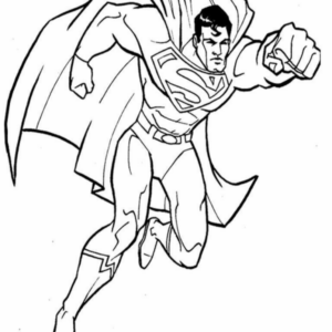 Disegno di Superman da stampare e colorare 43