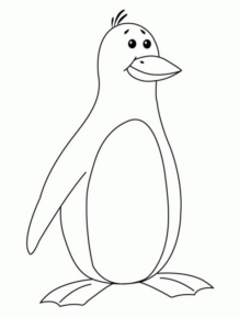 Disegno di pinguino da stampare e colorare 41