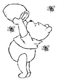 Disegno di Winnie The Pooh da stampare e colorare 134 Disegno di Winnie The Pooh da stampare e colorare 134