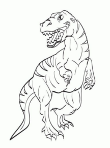 Disegno di Tirannosauro da stampare e colorare 93