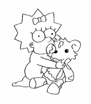 Disegno di I Simpson da stampare e colorare 68