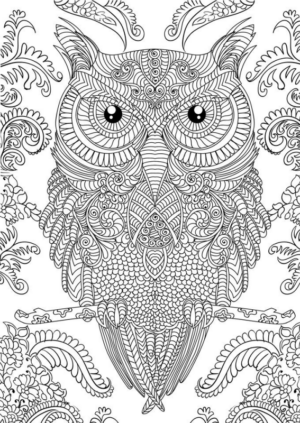 Disegno di mandala da stampare e colorare 123