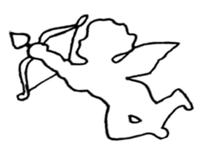 Disegno di Cupido da stampare e colorare 4