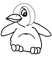 Disegno di pinguino da stampare e colorare 14