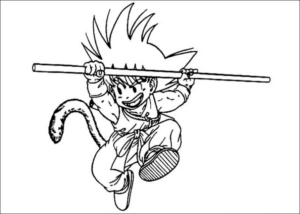 Disegno di Dragon Ball da stampare e colorare 71