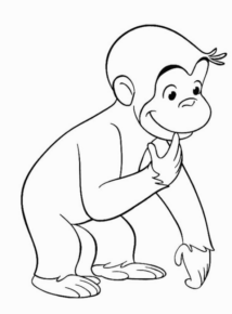Disegno di Curioso come George da stampare e colorare 6