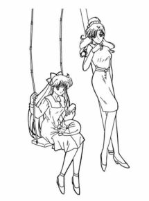 Disegno di Sailor Moon da stampare e colorare 58