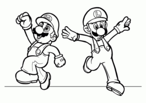 Disegno di Super Mario da stampare e colorare 139