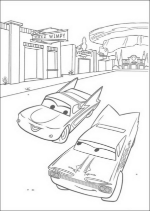 Disegno di Cars da stampare e colorare 179