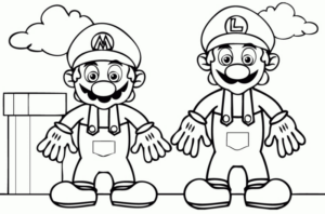 Disegno di Super Mario da stampare e colorare 126