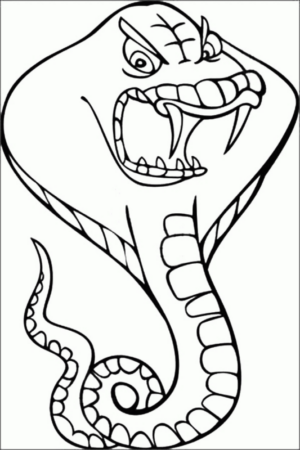 Disegno di serpente da stampare e colorare 29