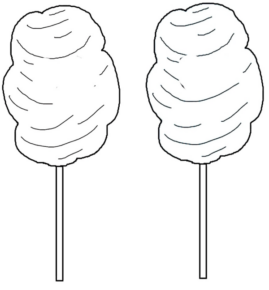 Disegno di dolciume da stampare e colorare 2