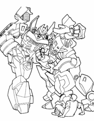 Disegno di Transformers da stampare e colorare 92