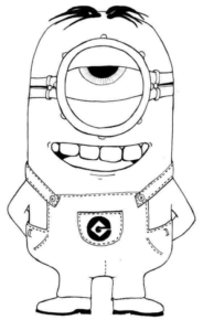 Disegno di Cattivissimo me – Minions da stampare e colorare 16