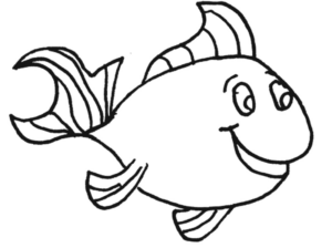 Disegno di pesce da stampare e colorare 14