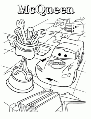 Disegno di Cars da stampare e colorare 98