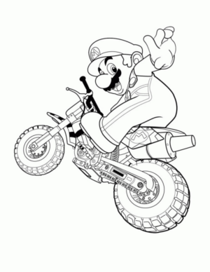 Disegno di Super Mario da stampare e colorare 127