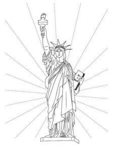 Disegno di monumento famoso da stampare e colorare 52