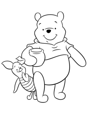 Disegno di Winnie The Pooh da stampare e colorare 106