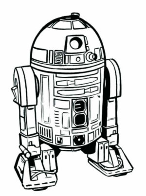 Disegno di Star Wars da stampare e colorare 56
