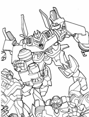 Disegno di Transformers da stampare e colorare 95