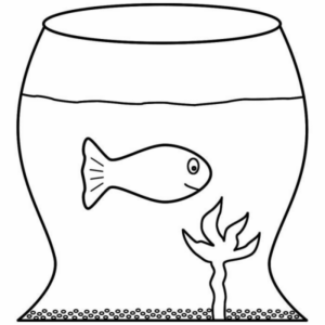 Disegno di pesce da stampare e colorare 277