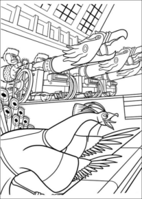 Disegno di Kung Fu Panda da stampare e colorare 27