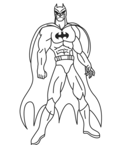 Disegno di Batman e Robin da stampare e colorare 144