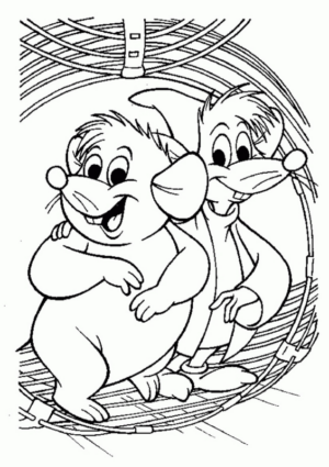 Disegno di topo da stampare e colorare 17