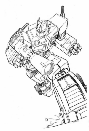 Disegno di Transformers da stampare e colorare 85