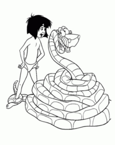Disegno di Il libro della giungla da stampare e colorare 119
