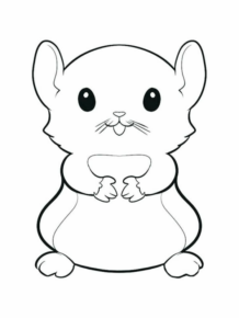 Disegno di criceto da stampare e colorare 17