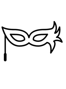 Disegno di maschera da stampare e colorare 8