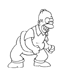 Disegno di I Simpson da stampare e colorare 5