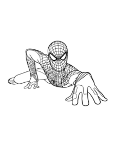 Disegno di Spiderman da stampare e colorare 119