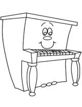 Disegni di Strumenti Musicali da colorare