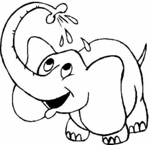 Disegno di elefante da stampare e colorare 20